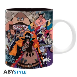 ONE PIECE - Bögre - 320 ml - Blackbeard Pirates Crew