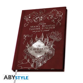 HARRY POTTER - A5 Jegyzetfüzet Marauder's map