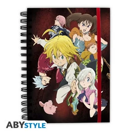 THE SEVEN DEADLY SINS -  Jegyzetfüzet A5 Spirale "Meliodas and the S"