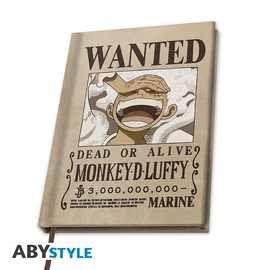 ONE PIECE - A5 Jegyzetfüzet "Wanted Luffy Wano"