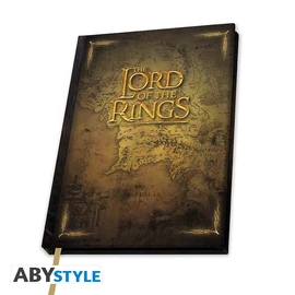 LORD OF THE RINGS - A5 Jegyzetfüzet "Map"