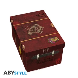 HARRY POTTER - Pck Prémium 3D Bögre+3D Kulcstartó+Kitűző Hogwarts' suitcase