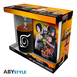 NARUTO SHIPPUDEN - Pck Mug320ml + Keyring PVC + Jegyzetfüzet "Naruto"