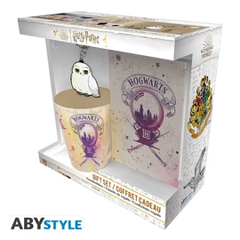 HARRY POTTER - Pck Mug250ml + KeyringPVC + Jegyzetfüzet "Hogwarts"
