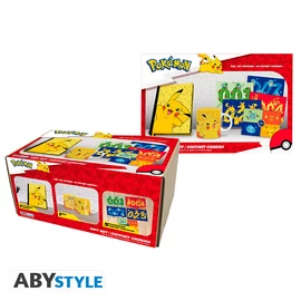 POKEMON - Pck A5 Jegyzetfüzet + Mug320ml  + Képeslapok "Pikachu"