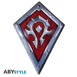 WORLD OF WARCRAFT - Plaque métal "Horde Shield" (25x35)