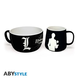 DEATH NOTE - Breakfast Szett Bögre + Tál - Justice