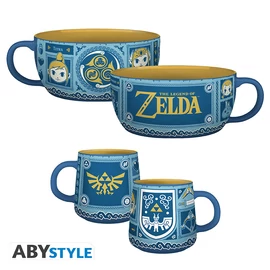 THE LEGEND OF ZELDA - Breakfast Szett Bögre + Tál - Wind Waker