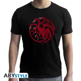 GAME OF THRONES - Póló "Targaryen" man SS black - new fit