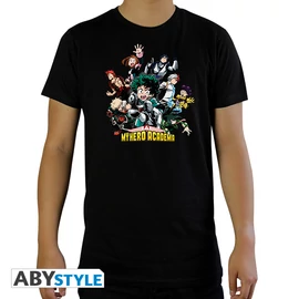 MY HERO ACADEMIA - Póló "Heroes" man SS black - basic