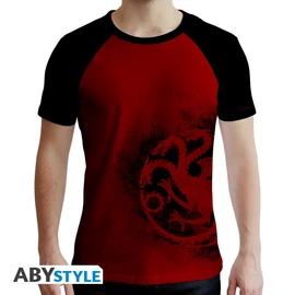 GAME OF THRONES - Póló "Targaryen" man SS red & black - Prémium