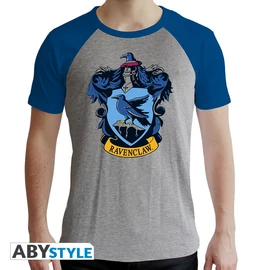 HARRY POTTER - Póló "Ravenclaw" man SS grey & blue Prémium