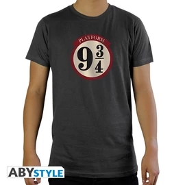 HARRY POTTER - Unisex dark grey Póló - 9 3/4