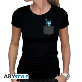 FAIRY TAIL - Póló "Pocket Happy" woman SS black - basic