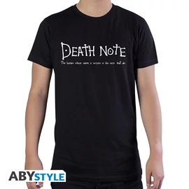 DEATH NOTE - Póló "Death Note" man SS Black - New Fit