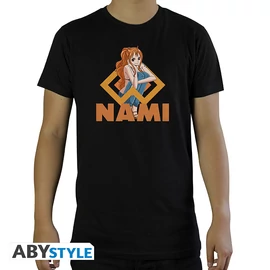 ONE PIECE - Póló "Nami" man SS Black - basic