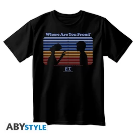 E.T. - E.T. - Unisex blackTshirt - Where are you from