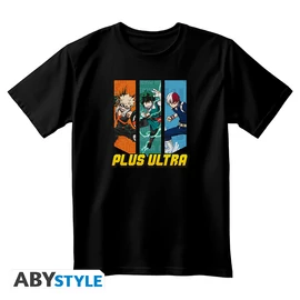 MY HERO ACADEMIA - Póló unisex black - Trio of heroes