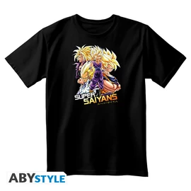 DRAGON BALL - Póló unisex black - Saiyans