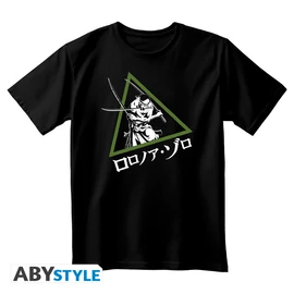 ONE PIECE - Póló unisex black - Roronoa Zoro