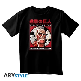 ATTACK ON TITAN - Póló unisex black - Colossal Titan