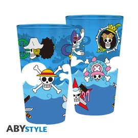 ONE PIECE - Nagy Pohár - 400ml - Skulls - bo