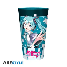 HATSUNE MIKU - Nagy Pohár - 400ml - Musical City - bo