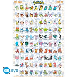 POKEMON - Poszter Maxi 91.5x61 - Johto German