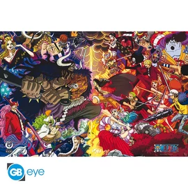 ONE PIECE - Poszter Maxi 91.5x61 - 1000 logs Final Fight
