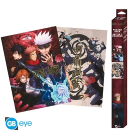 JUJUTSU KAISEN - Szett 2 Poszterek Chibi 52x38 - Group and schools