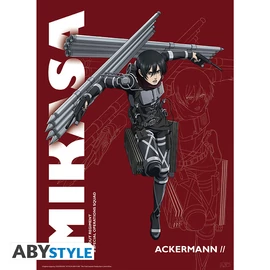 ATTACK ON TITAN - Poszter Chibi 52x38 - S4 Mikasa