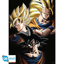 DRAGON BALL - Poszter Chibi 52x38 - Goku transformations