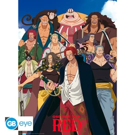 ONE PIECE: RED - Poszter Chibi 52x38 - Red Hair Pirates