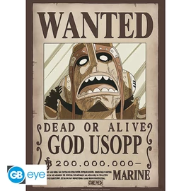 ONE PIECE - Poszter Chibi 52x38 - Wanted God Usopp