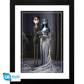 CORPSE BRIDE - Keretezett nyomat "Emily &amp; Victor" (30x40)