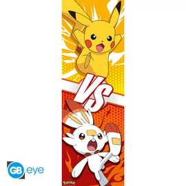 POKEMON - Ajtóposzter - Pikachu and Scorbunny (53x158)