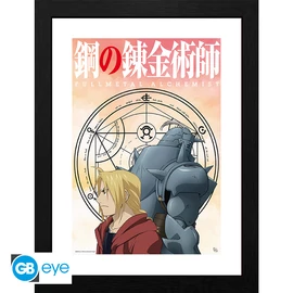 FULLMETAL ALCHEMIST - Keretezett nyomat FSC MIX Elric Brothers (30x40)