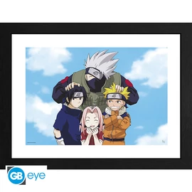NARUTO - Keretezett nyomat "Photo Team 7" (30x40)