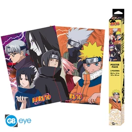 NARUTO - Szett 2 Poszterek Chibi 52x38 - Konoha Ninjas & Deserters