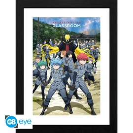 ASSASSINATION CLASSROOM - Keretezett nyomat "3-E Class" (30x40)