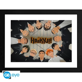 HAIKYU!! - Keretezett nyomat "Karasuno Fight" (30x40)