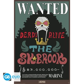 ONE PIECE - Poszter Maxi 91.5x61 - Wanted Brook