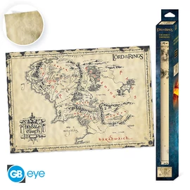 LORD OF THE RINGS - Pergamen Poszter - Middle Earth