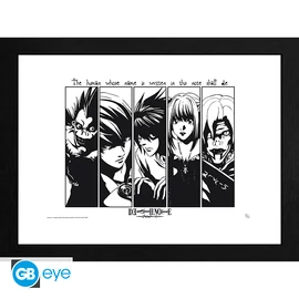 DEATH NOTE - Keretezett nyomat FSC MIX "Usual Suspects" (30x40)