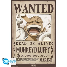 ONE PIECE - Poszter Maxi 91.5x61 FSC MIX - Wanted Luffy Wano
