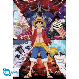 ONE PIECE - Poszter Maxi 91.5x61 FSC MIX - Luffy vs New World