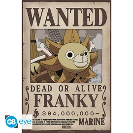 ONE PIECE - Poszter Chibi 52x38 - Wanted Franky Wano