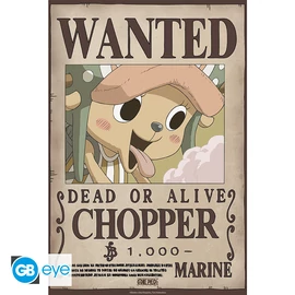 ONE PIECE - Poszter Chibi 52x38 - Wanted Chopper Wano