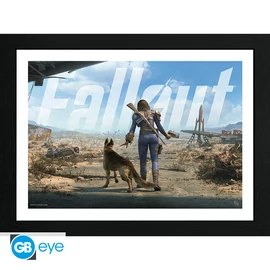 FALLOUT - Keretezett nyomat "Sole Female Survivor" (30x40)