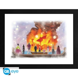 ONE PIECE - Keretezett nyomat "Vogue Merry" (30x40)